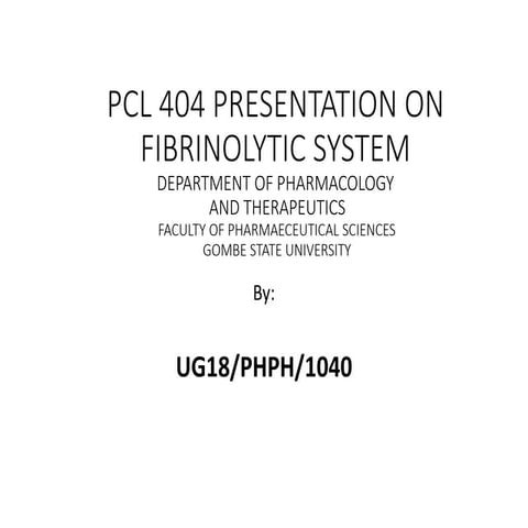 PCL 404 PRESENTATION UG18PHPH1040.pptx GSU | PPTX