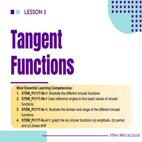 PC Lesson 4 - Tangent Functions.pptx