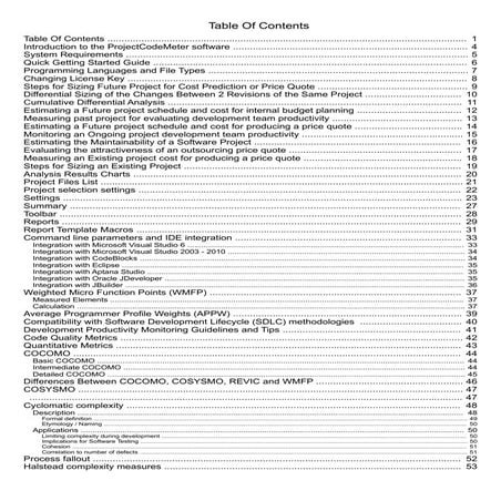 ProjectCodeMeter Pro Users Manual