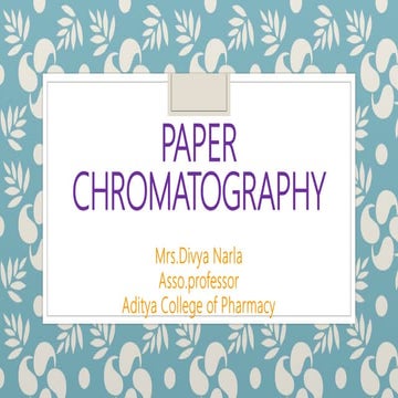 Paper Chromatography