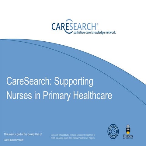 Supporting Nurses in Primary Health Care