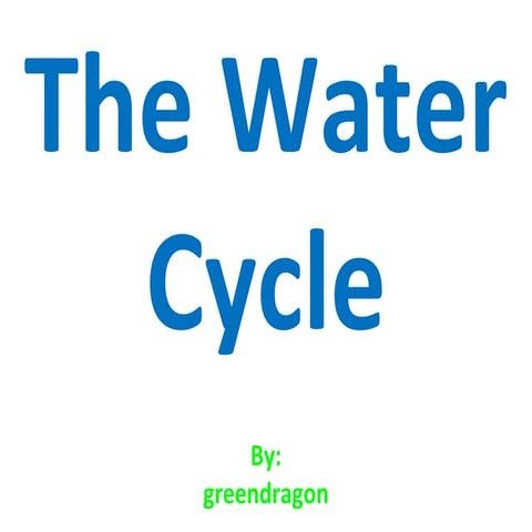 Water Cycle