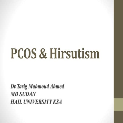 Pco & hirsutism