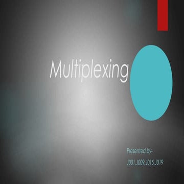 Time DIvision Multiplexing Applications