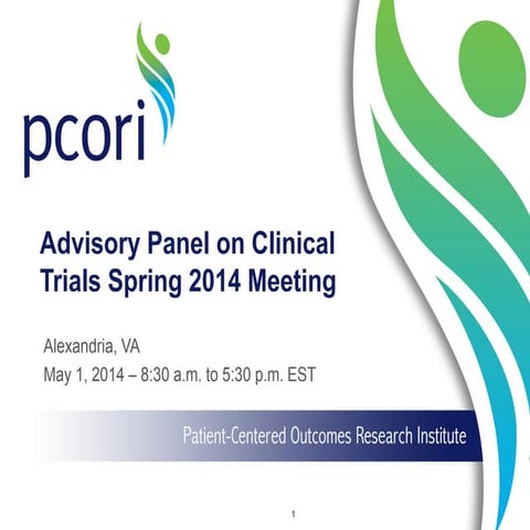 Advisory Panel on Clinical Trials Spring 2014 Meeting