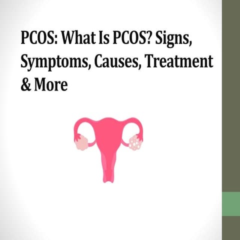 PCOS: What Is PCOS? Signs, Symptoms, Causes, Treatment & More | PPTX