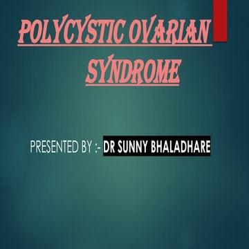 polycystic ovarian syndrome aka PCOS.pptx