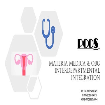 POLYCYSTIC OVARIAN SYNDROME- PCOS & ITS HOMOEOPATHIC THERAPEUTICS .pptx