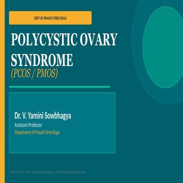 Comprehensive Overview of Polycystic Ovary Syndrome (PCOS/PMOS ...