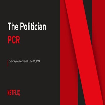 Post-Campaign OOH Report for Netflix: The Politician | PDF