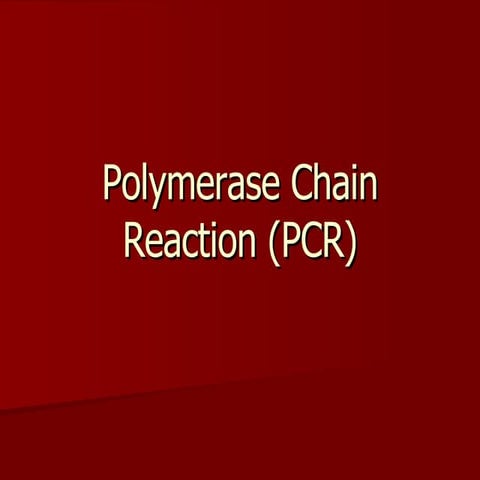 PCR