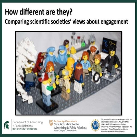 Public Communication of Science and Technology (PCST) meeting presentation - ...