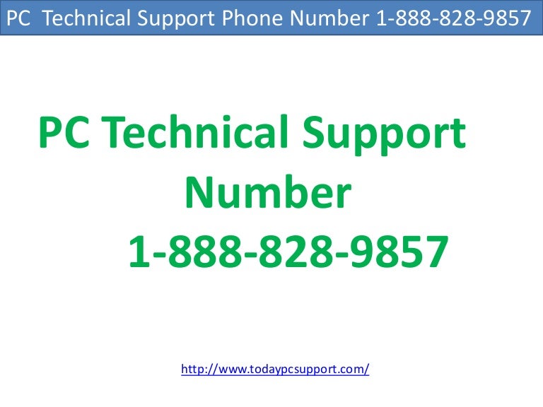 PC Technical Support Phone Number 18888289857