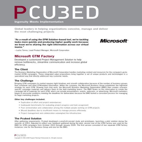 Pcubed.case study.microsoft.gtm