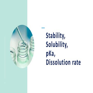 PD-Stability, pka, dissolution ratw.pptx
