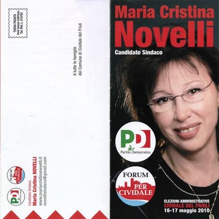 Maria Cristina Novelli - Elezioni 2010