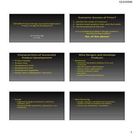 PD73002 Product Development