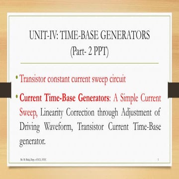 Time Base Generators (part-2)
