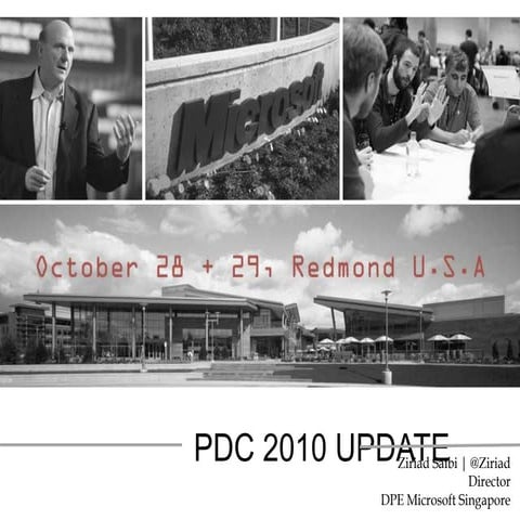 PDC 2010 update