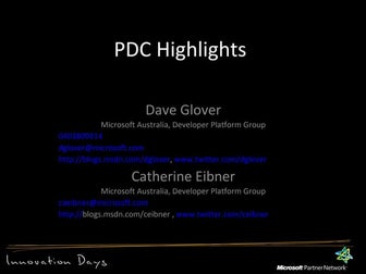 PDC Highlights