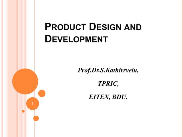 Generic Product Development Process | PPTX