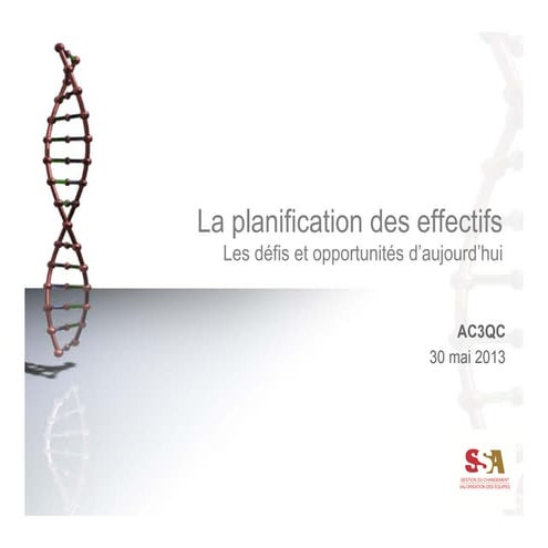 La planification des effectis