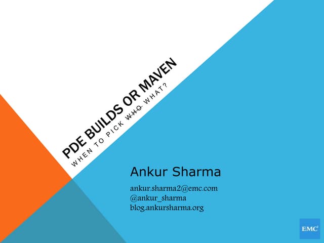 PDE builds or Maven