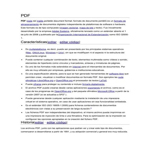 Formato pdf | DOC