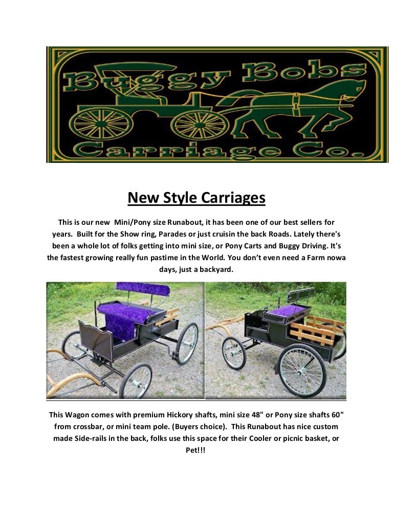 pony buggies for sale