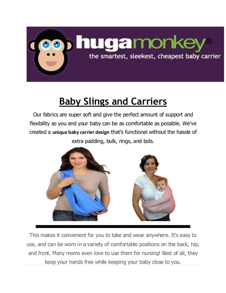 hugamonkey baby sling