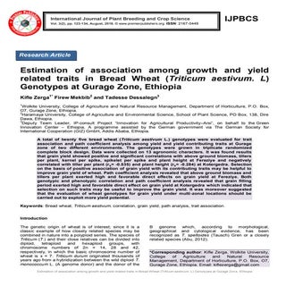 Estimation of association among gro...