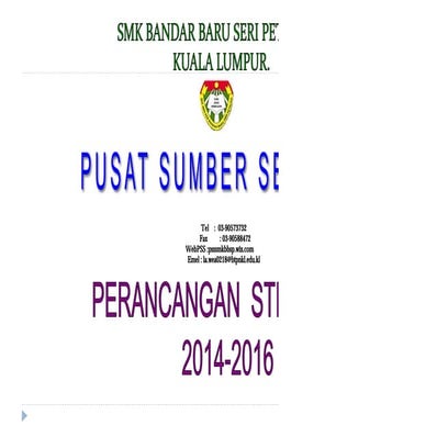 Perancangan Strategik PSS 2014-2016  