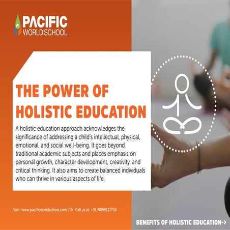 THE POWER OF HOLISTIC EDUCATION