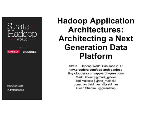 Architecting a Next Generation Data...