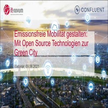 Emissionsfreie Mobilität gestalten: Mit Open Source Technologien zur Green City
