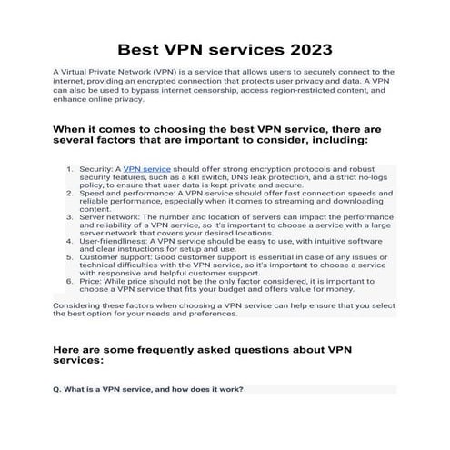 NordVPN: A Comprehensive Guide to Internet Security and Privacy | PDF