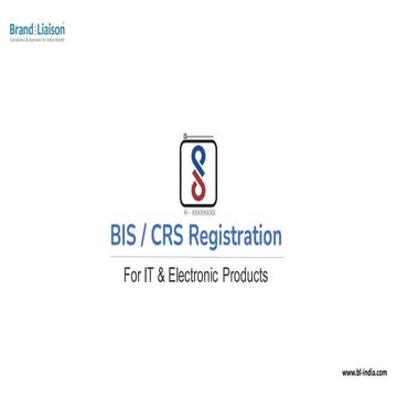 BIS / CRS registartion | PPT