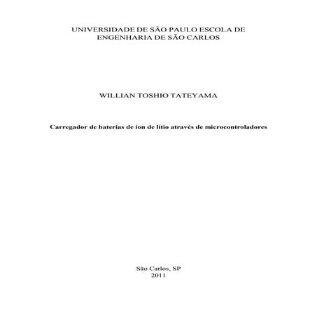 Carregador de baterias