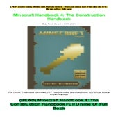Minecraft Construction Handbook Free Download – MUVZMJ