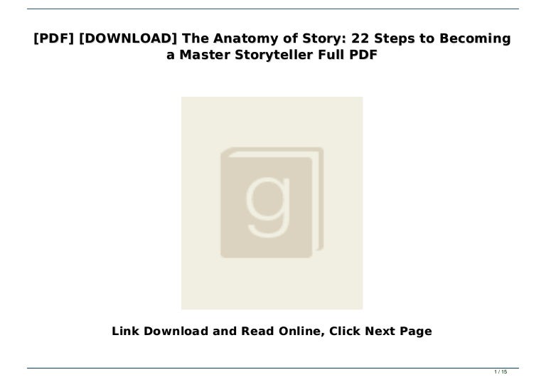 download anatomy of story download anatomy of story