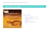 [PDF]DownloadGlannon Guide to Civil Procedure: Learning Civil Procedure ...