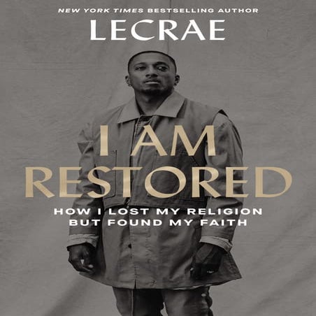  PDF  Ebook I Am Restored: How I Lost My Religion but Found My Faith PDF - 