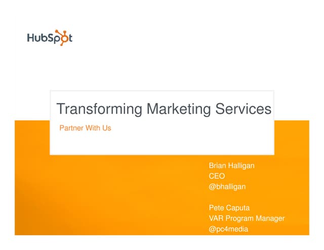 Transforming the Marketing Services Industry