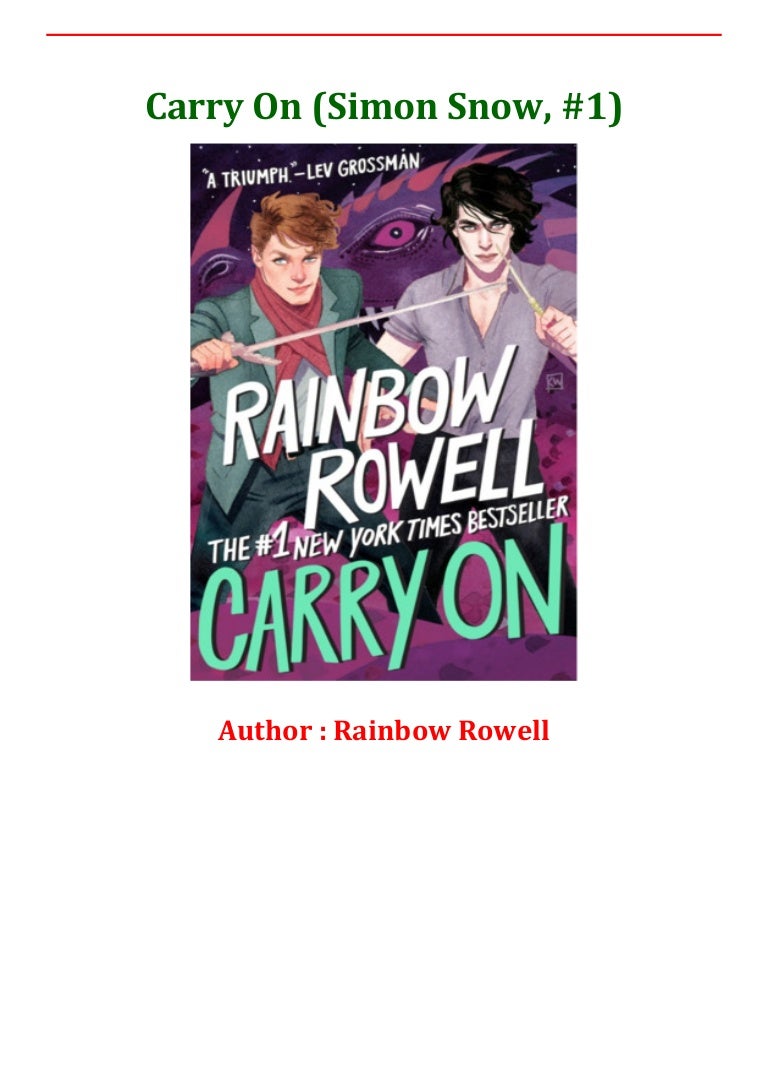 (PDF/KINDLE/EPUB) Carry On (Simon Snow, 1) (PDF/KINDLE/EPUB) Carry On (Simon Snow, 1)