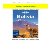 ~!PDF Lonely Planet Bolivia #*BOOK Greg Benchwick