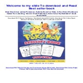 [PDF] Pokemon Activity Book for KIds: A Fun Kids Workbook Game For