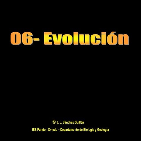 Evolución