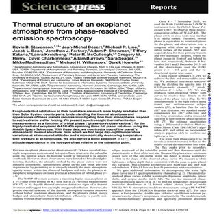 Science Express Paper by: Kevin B. ...