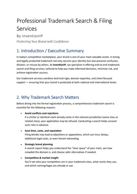 Illustration of Trademark Search Analysis