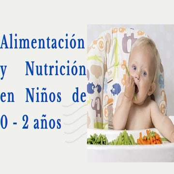 alimentacion y nutricion en niños menores de 2 años | PDF